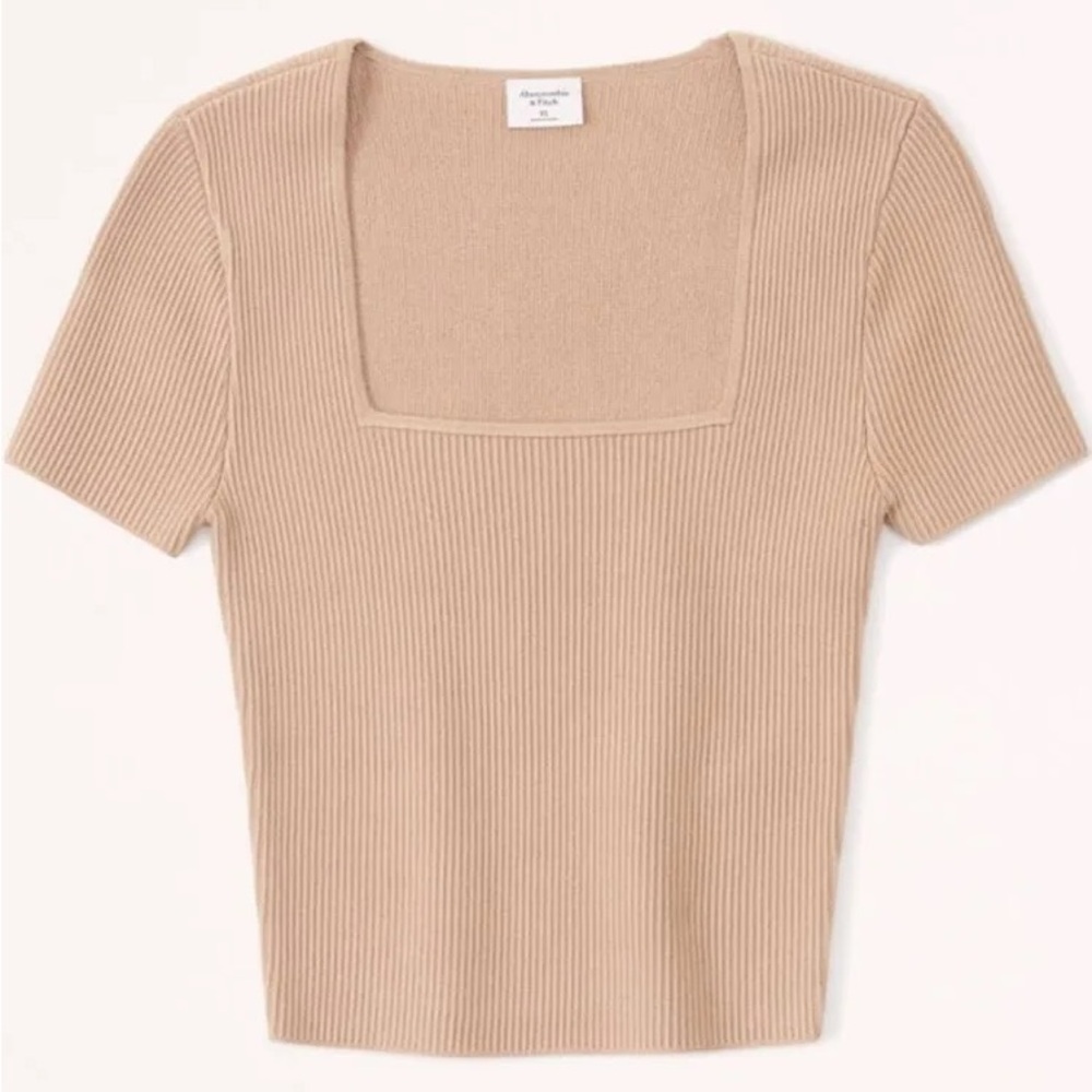 Abercrombie Ottoman Squareneck Sweater Tee
